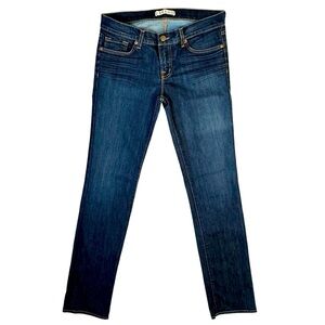 J Brand The Cigar Leg Dark Blue Denim Jeans Womens Size 28